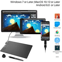 HS610 Drawing Tablet 10x6 with 28 Keys and Stylus #2