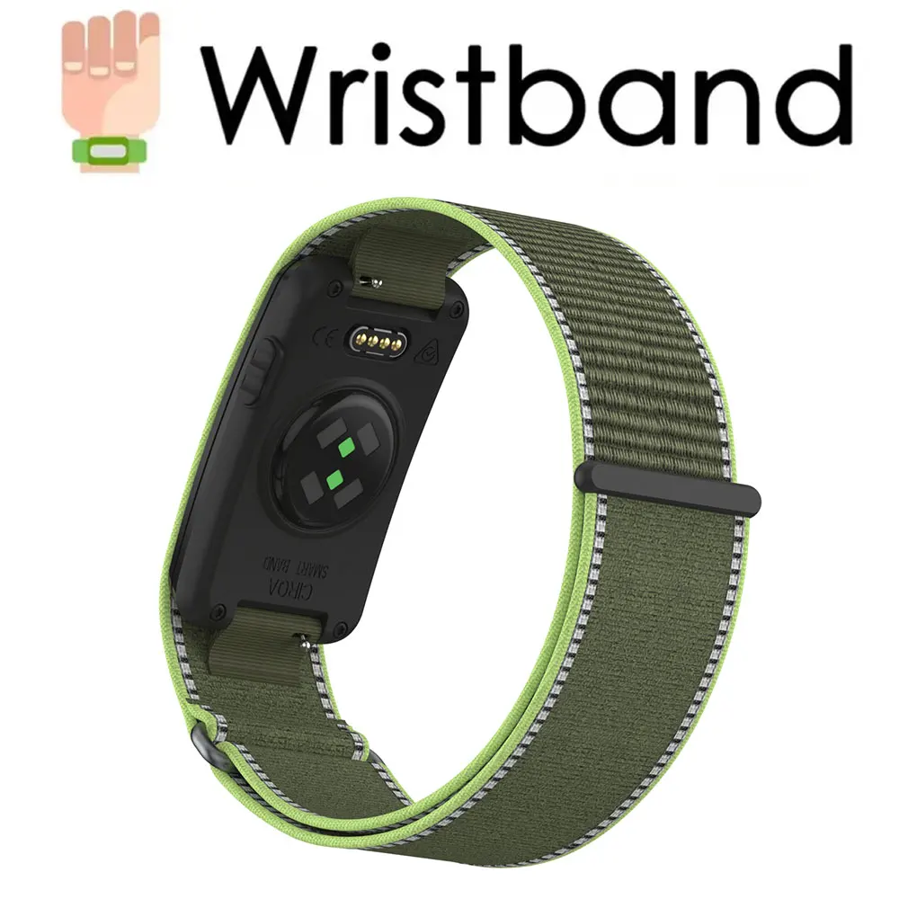 Nylon-Bizeps-Armband für Garmin CIRQA Smart Band, leicht, verstellbar, atmungsaktiv, Sport-Ersatzarmband für Garmin CIRQA