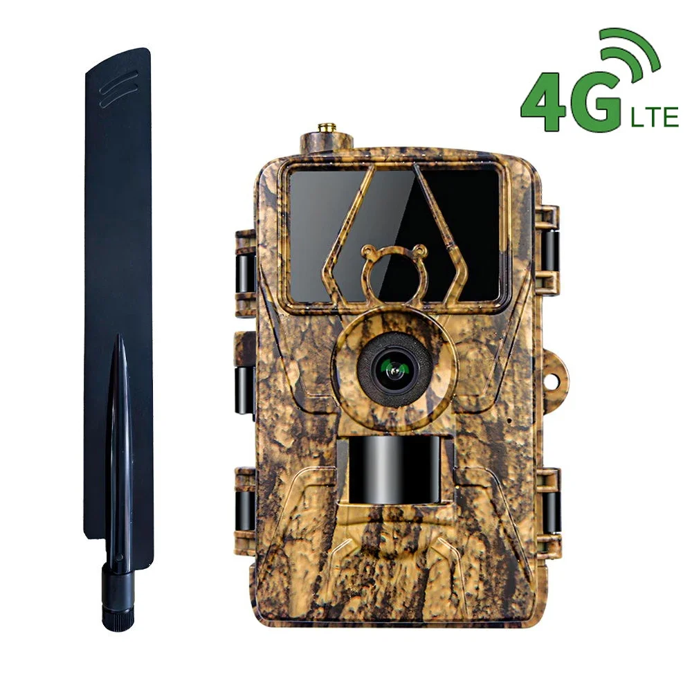 4G LTE Jacht Trail Camera HD 8K 60MP Draadloze APP Controle Infrarood Nachtzicht Met Sim-kaart Mobiele Mobiele Wildlife Camera