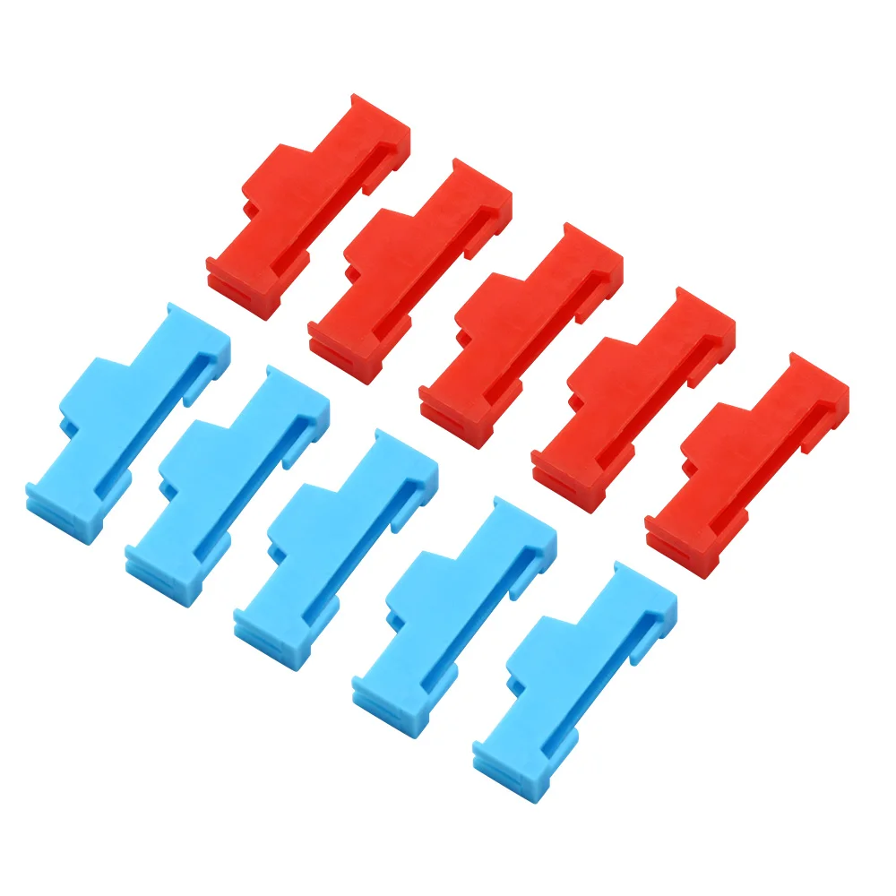 50pcs/lot Servo Extension Cable Buckle Clip Plastic Servos Cord Fastener Jointer Plugs Fixing Holder for DIY RC Airplane Parts