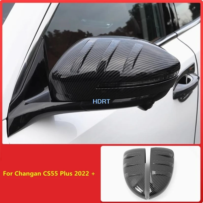 

For Changan CS55 Plus 2022 + Accessories Car Style Side Reflective Mirror Door Reverse Mirror Trim Frame Rear View Mirror Cover