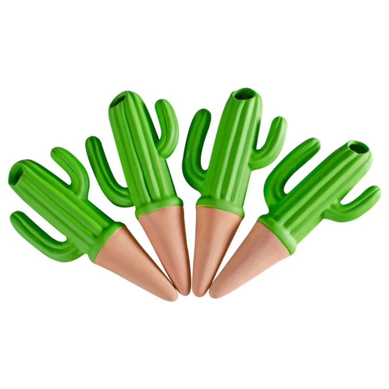 

4pcs Cactus Watering Globes Perfect for Busy Plant Enthusiasts Indoor and in the Offices Insert Watering Bulbs