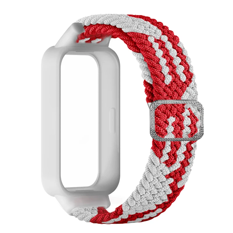 Ersatzarmband für Xiaomi Smart Band 9 Active, Nylon-Geflechtarmband, Uhrenarmband, Gürtel für Redmi Smart Band 3, Armband, Correa – Detail 9