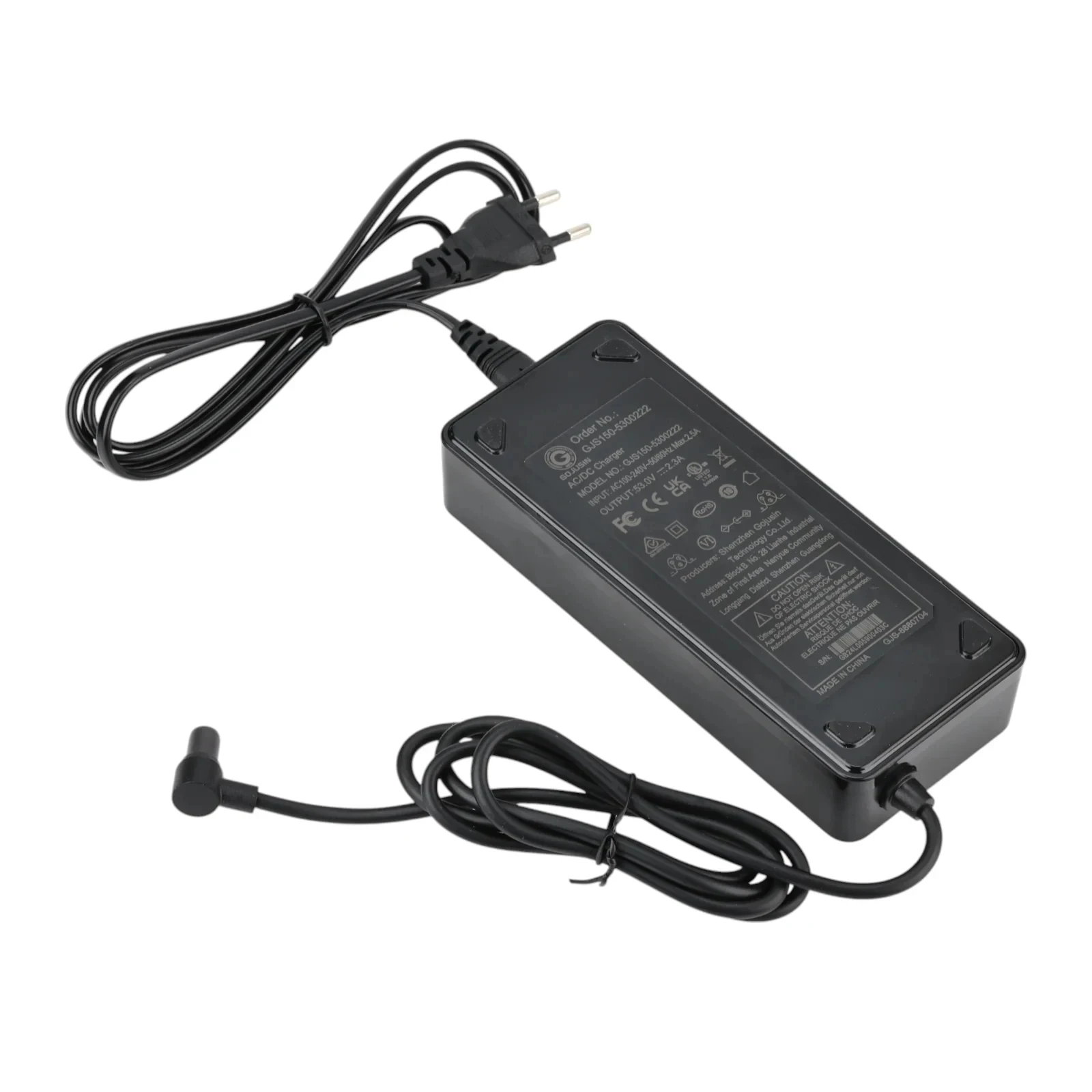 

Зарядное устройство 53V 2.3A для электросамокатов Xiaomi 4 Ultra/4 Pro 2-го поколения/Navee S65/N65i