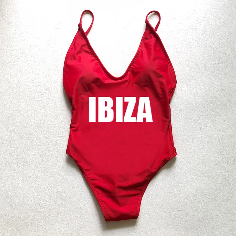 IBIZA Costumi da bagno Donna Costume intero imbottito sexy JAMAICA Costume da bagno donna monokini Beachwear Bikini maillot de bain femme