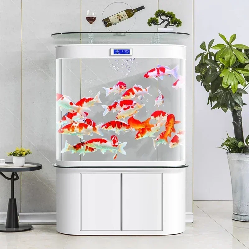 

Automatic filter circulation aquarium living room household bottom filter water-free glass goldfish tank
