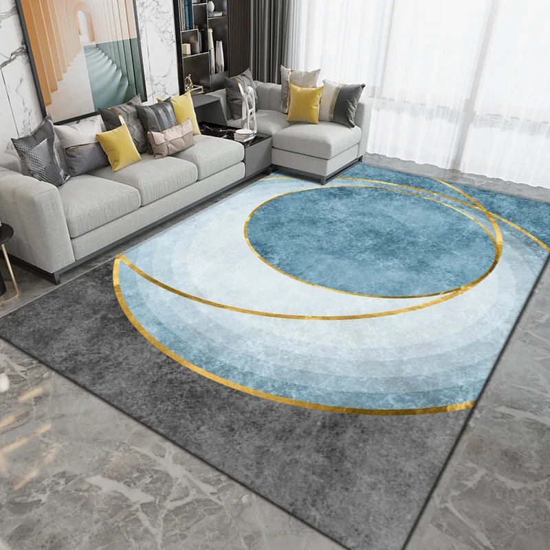 سجادة أرضية منزلية حديثة وبسيطة لغرفة المعيشة