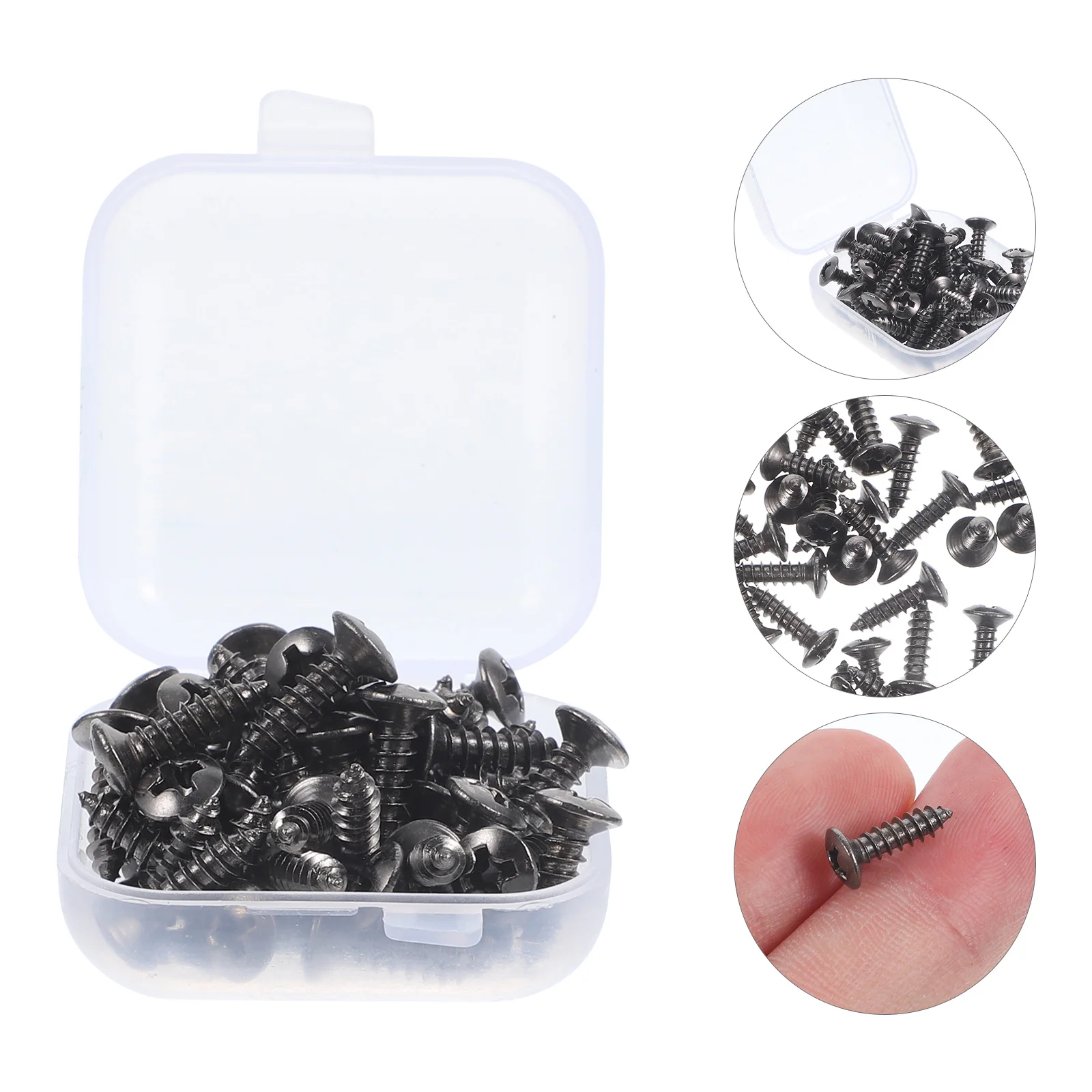 

50pcs Screw 3X12Mm Bright Color Pickguard Iron Fixator For Electric Guitar Bass Durable Mounting Hardware Accessory