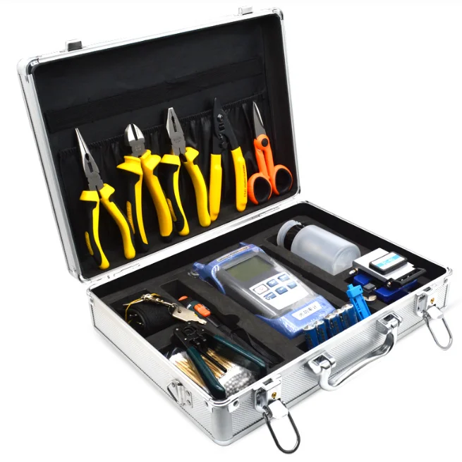 Cold Connecting Tool Box Fusion Tool Set Fiber Tool Kit Optical Fiber Cable Aluminum Alloy