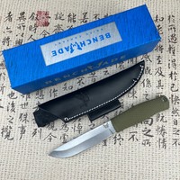 NEW BM 202 Fixed Blade Knife Outdoor Camping Knife D2 Blade Rubber and Plastic Handle EDC Hiking Survival Hunting Cutting Tool