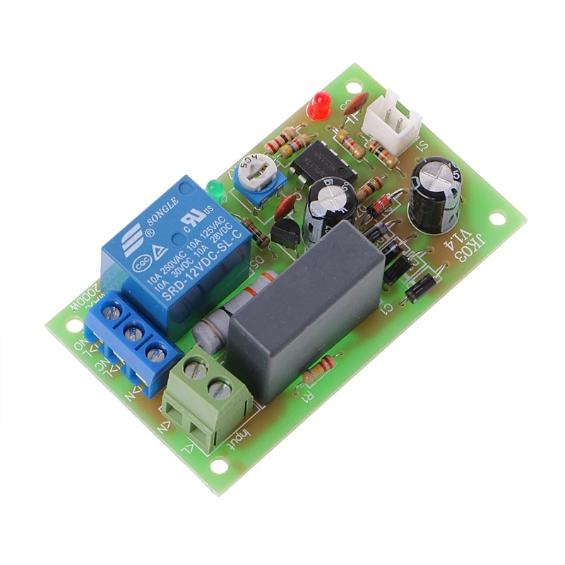 220V Trigger Delay Turn On Off Board Timer Module PLC Adjustable