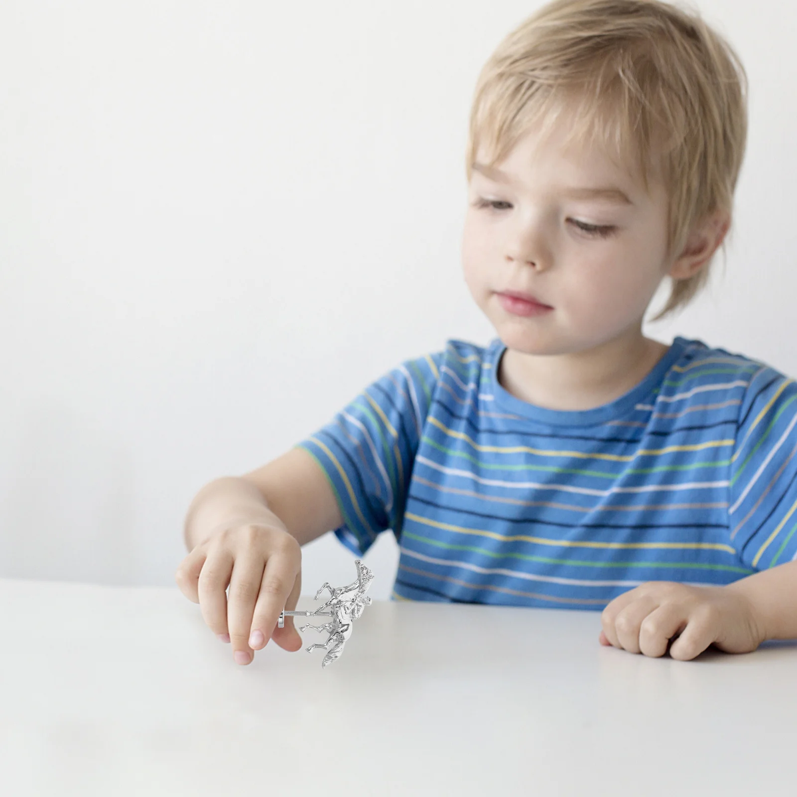 Metall Pferderennen Brettstücke Legierung Spiel Ersatzfiguren für Pferderennen Brettspiel Requisiten