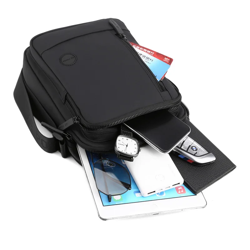 New Fashion Casual Men's Crossbody Bag Simple Urban Travel Handbag Large Capacity Outdoor Versatile Shoulder Bag Phone Bag