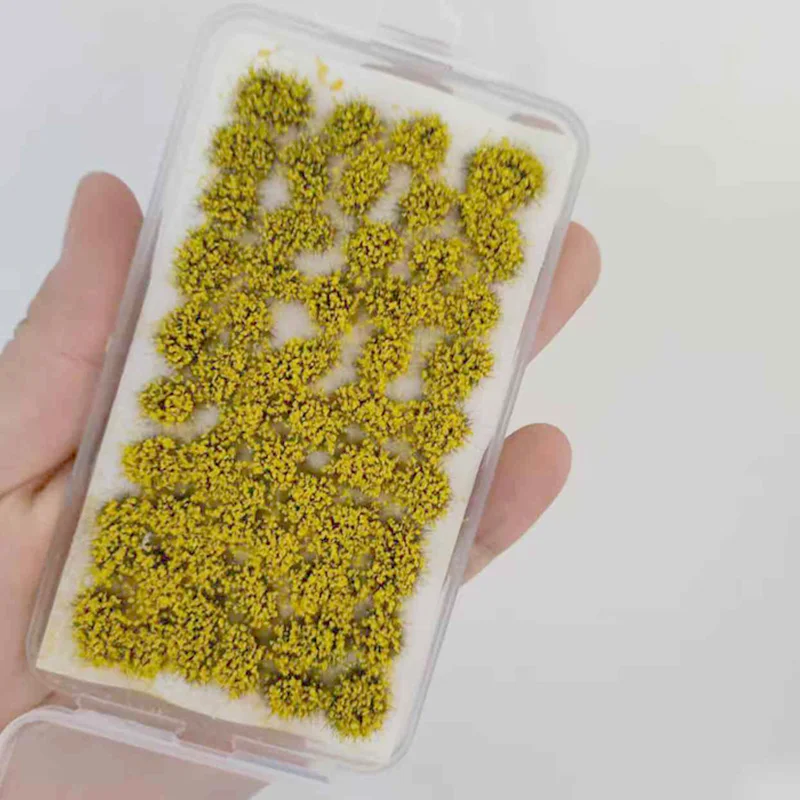 Miniature Irregular Flower Grass Model Kits Plant Materials for Micro Train Railway/Garden Sand Table Scene Diorama Accessories