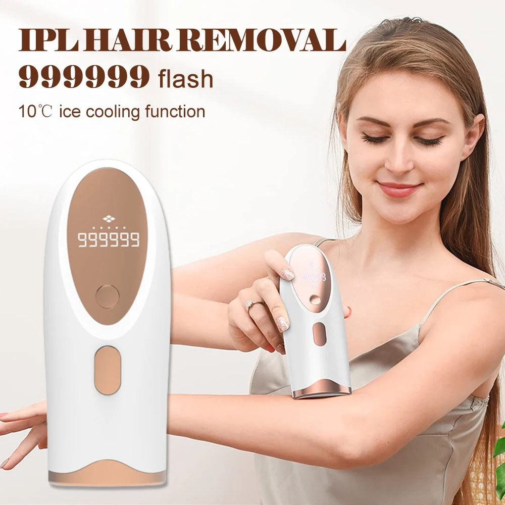 

IPL Hair Removal Laser Hair Remover For Ladies Painless Pulses Permanent Electric Epilator For Women Men Bikinis Face And Body