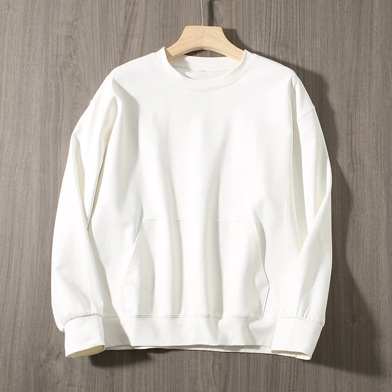 Multicolor Suede Sweatirt Classic round Ne Long Sve Overhead T-irt Base Layer Top for Women Autumn 2024 Regular Leng...