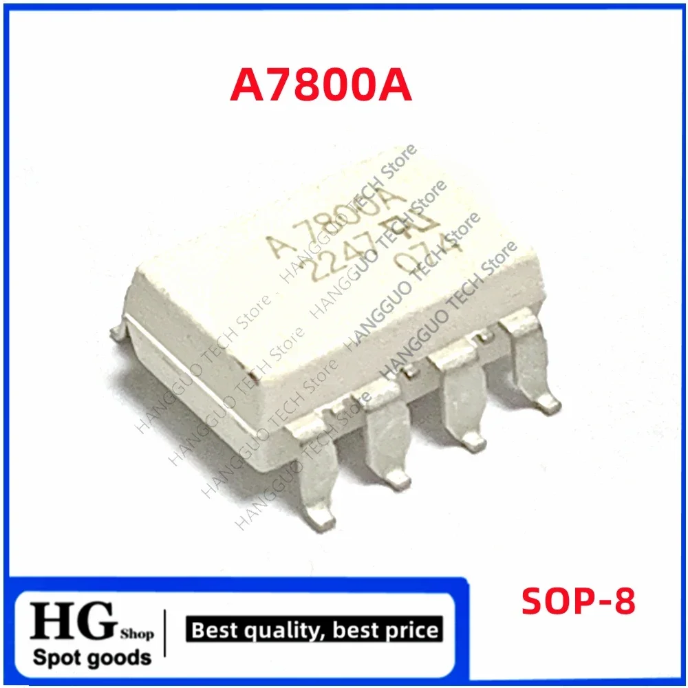 

10PCS/Lot A7800 A7800A HCPL-7800 SOP-8 Precision Isolation amplifier photocoupler IC Best quality
