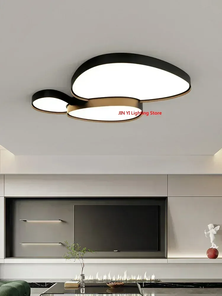 

Modern Simple Atmosphere Cobblestone Ceiling lamp Light Luxury Iron Creative Bedroom Lamp LED Ceiling Lamp