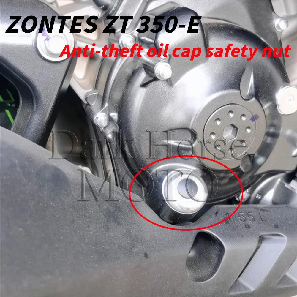 

Modified Anti-Theft Engine Oil Cover Safety Oil Dipstick Stainless Steel Anti-Theft Anti-Pry FOR ZONTES ZT 350-E 350-E