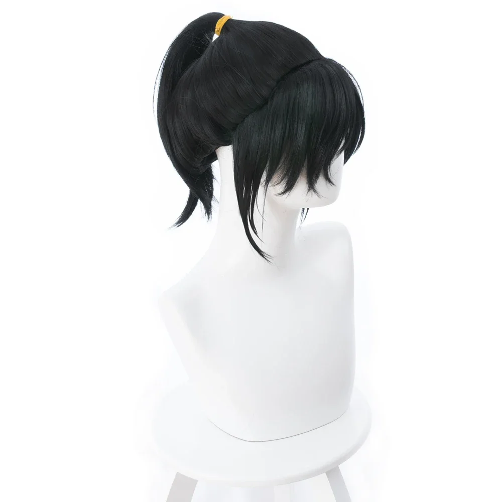 Anime Ralph Breaks the Internet Cosplay Wig Vanellope von Schweetz Black Wig Halloween Cosplay Prop