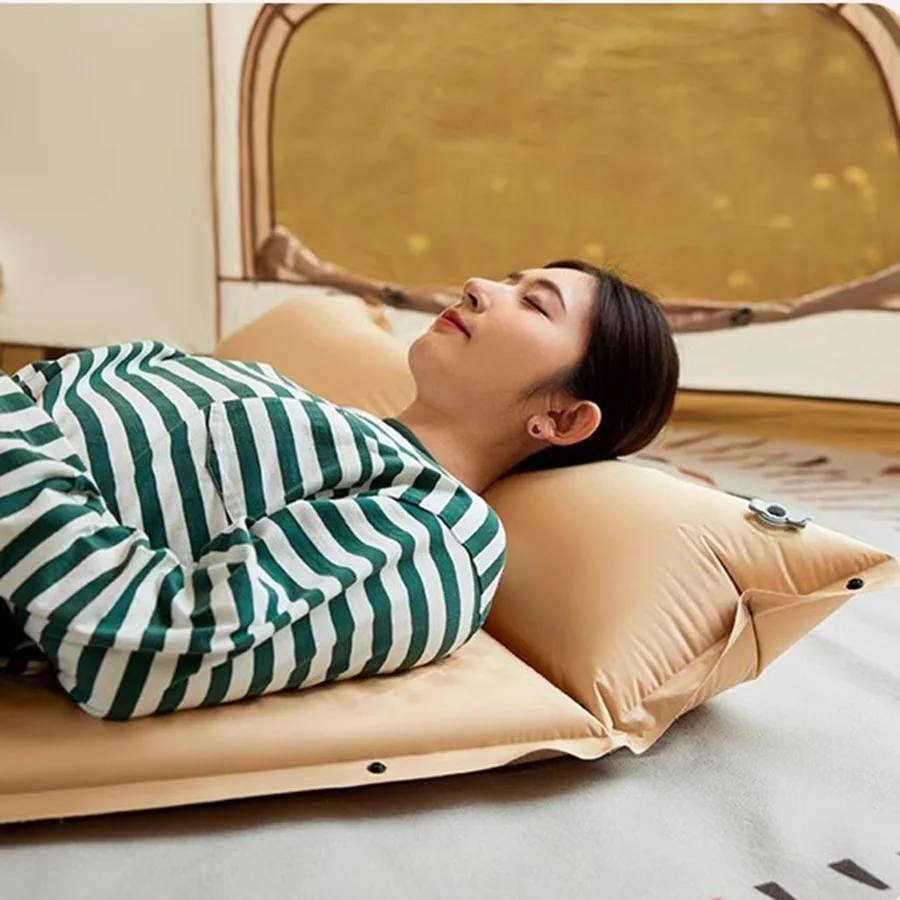 Sofá cama inflable para adultos y parejas, cama de aire romántica para exteriores, bolsa de descanso, Poltronas plegables