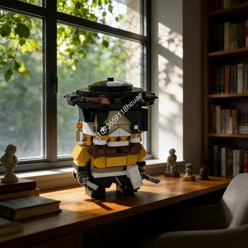 

244 детали MOC Atsu Brickheadz: конструктор, модель для сборки, развивающая игрушка, креативный подарок на Рождество