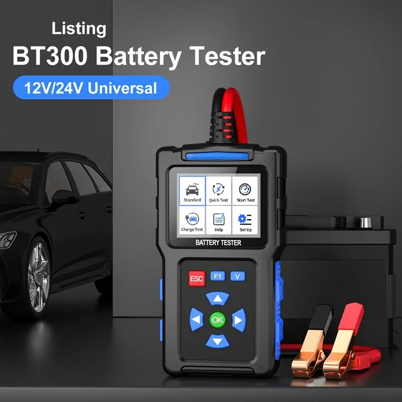 

JDiag BT300 Car Battery Tester Car Tool USB interface System Detect Auto Battery Analyzer 12V 24V Car Battery Fault Diagnosis