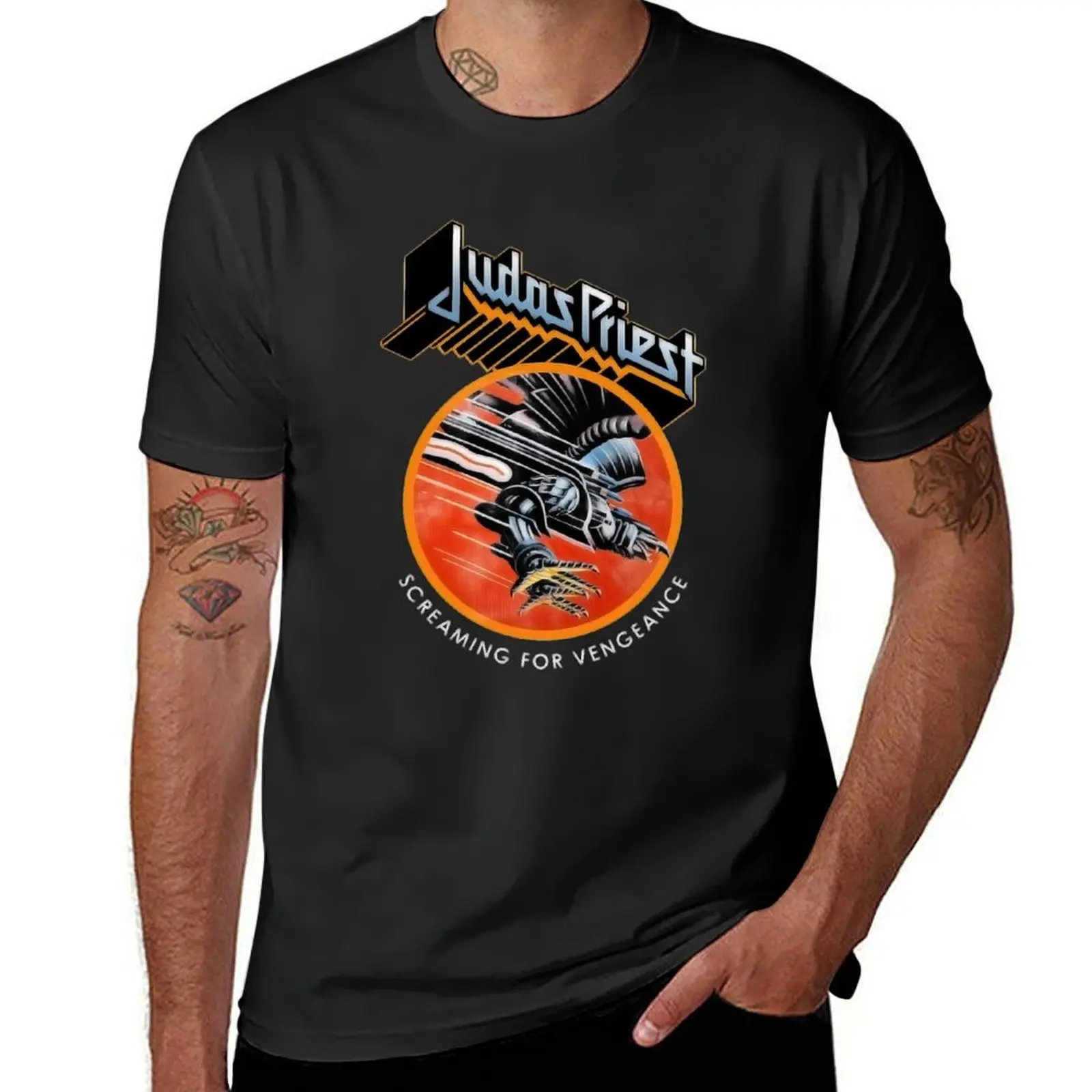 

judas priest machine T-Shirt Blouse new edition mens clothing