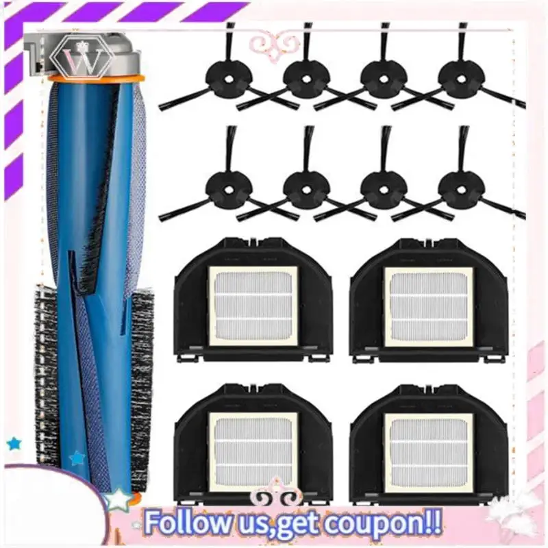 

A50F-For Shark RV2310 RV2310AE Matrix Robot Vacuum Cleaner Vacuum Main Brush Filter Replacement Parts Accessories