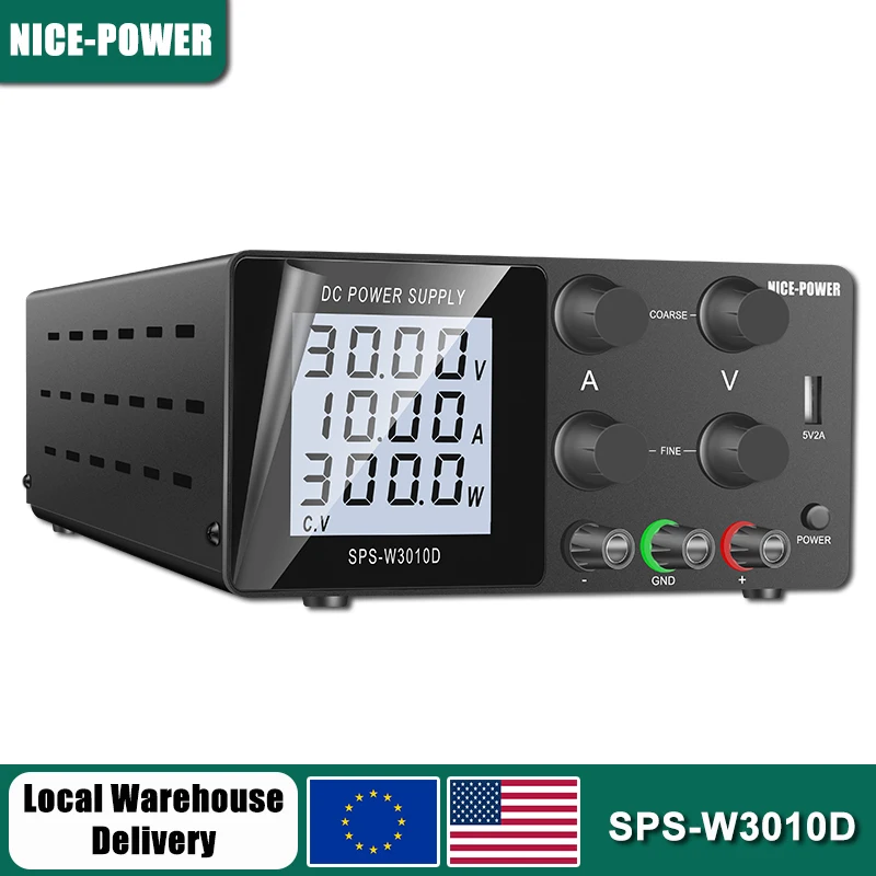 

Nice-Power 3,7 В 5 В 12 В 24 В 48 В Регулируемый источник питания постоянного тока ПЛК Регулятор напряжения USB 5 В 2 А Источник зарядки телефона для тестирования светодиодов