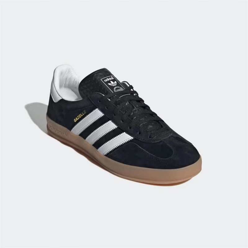 Adidas Originals Gazelle e Indoor Scarpe da tavola resistenti all'usura, leggere e basse da uomo nere