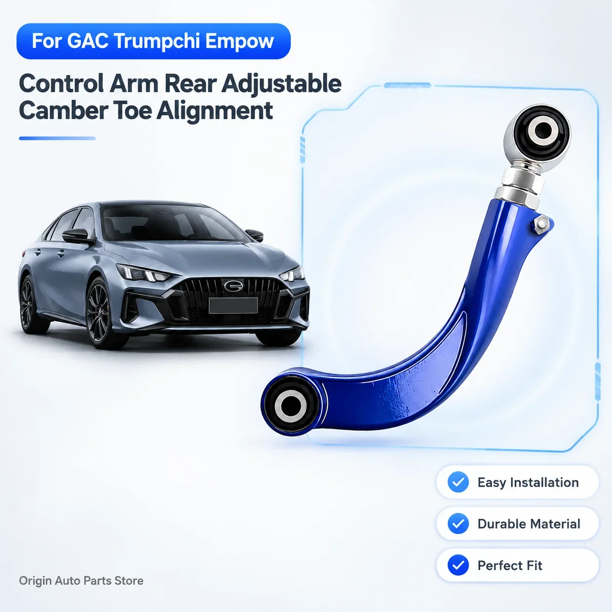 Control Arm Rear Adjustable Camber Toe Alignment Reinforced Positioning Camber Toe Adjustment Arm For GAC Trumpchi Empow