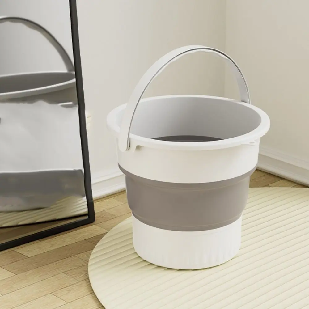 5/10/17L Folding Bucket Portable Multi-purpose Collapsible Wash Basin Save Space Thickened Outdoor Fishing Bucket Car Washing