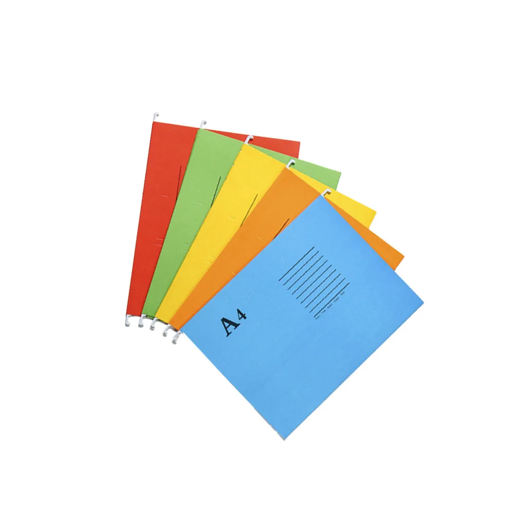 5 pz formato A4 cartella di File di sospensione portadocumenti da appendere carta resistente all'usura cornice documenti organizzatore forniture per ufficio Desktop