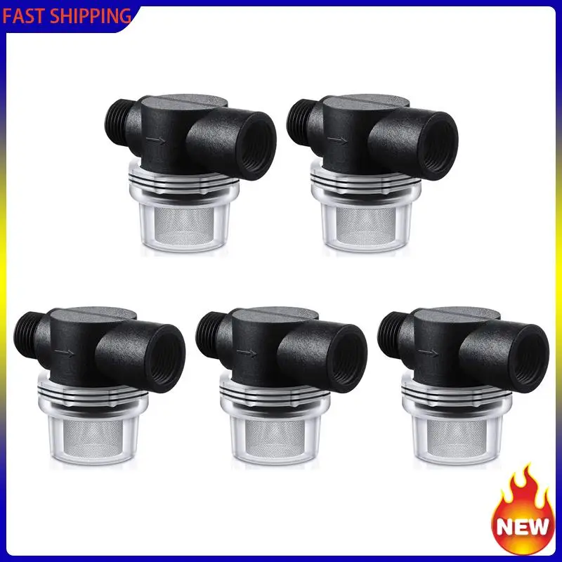 Speciale filtro per pompa acqua 5X, filtro per tubo twist-on di ricambio per camper da 1/2 pollice compatibile con pompe WFCO o Shurflo