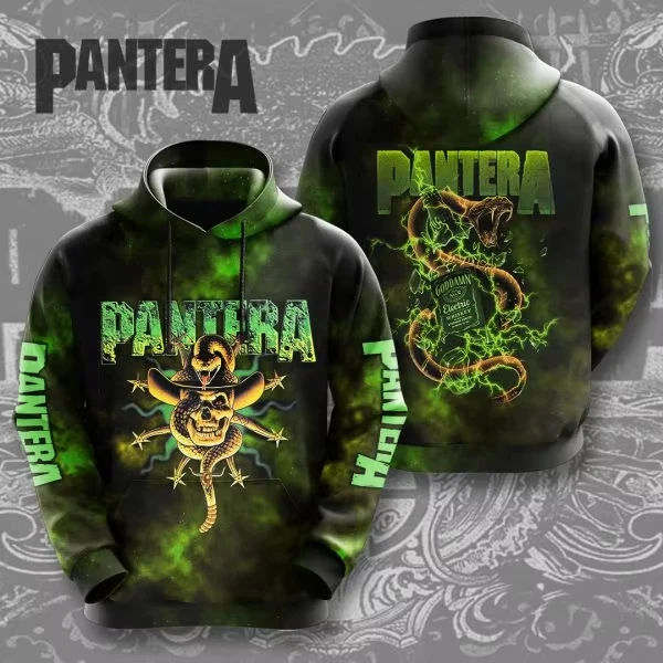 New Heavy Metal Rock Band Pantera 3d Print Hoodies Men Women Fashion Large Hoodie Sweatshirt Men Clothing Hip Hop Tracksuit