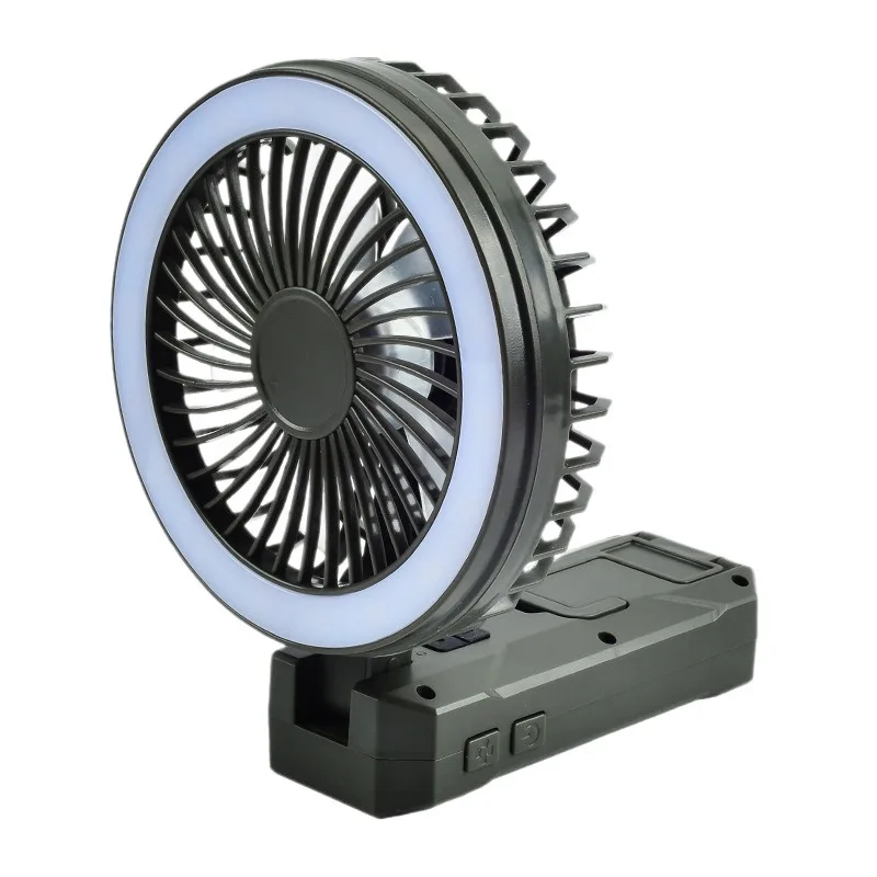 Multifunction USB Fan Portable Handheld Foldable Fan with Fill Light & Hook