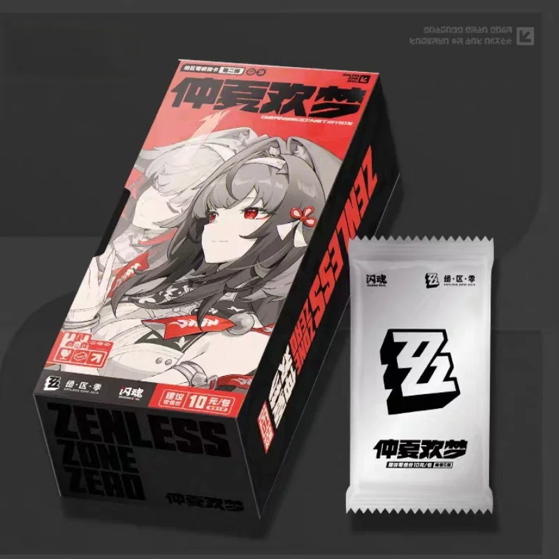 New Official Zenless Zone Zero Volume 2 Midsummer Joyful Dreams Theme Trading Cards Anime Game Collectible Card Box Hobby Toy