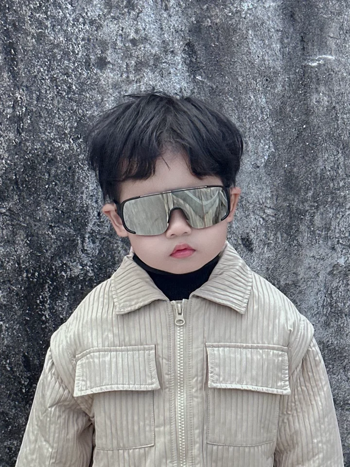 

Детские уличные интегрированные очки для верховой езды в большой оправе, ветрозащитные солнцезащитные очки для альпинизма и мальчиков, велосипедные очки для девочек MJ0718