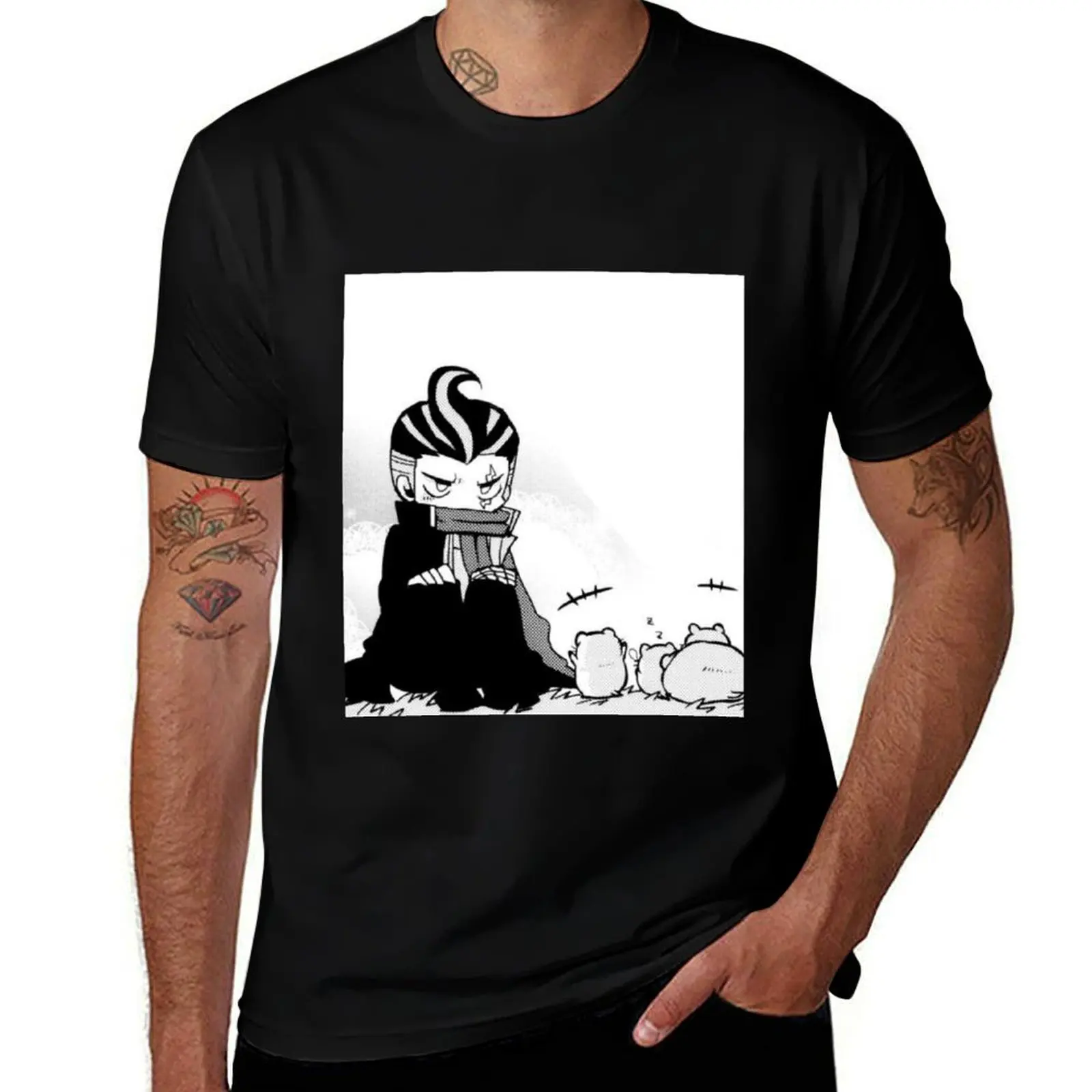 

Gundham Tanaka Danganronpa V2 T-Shirt anime tshirt t shirt man designer T-Shirt