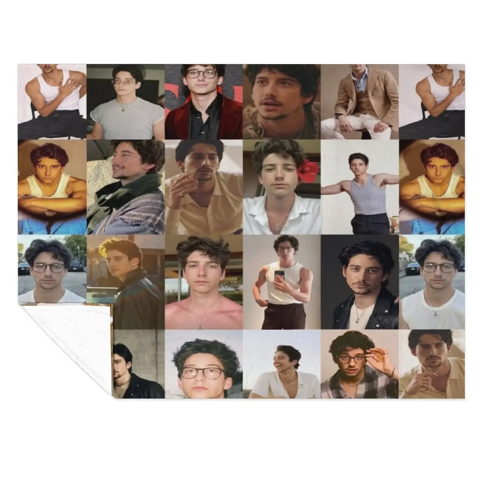 

Milo Manheim Throw Blanket Luxury Brand Plush Decorative Beds manga Blankets