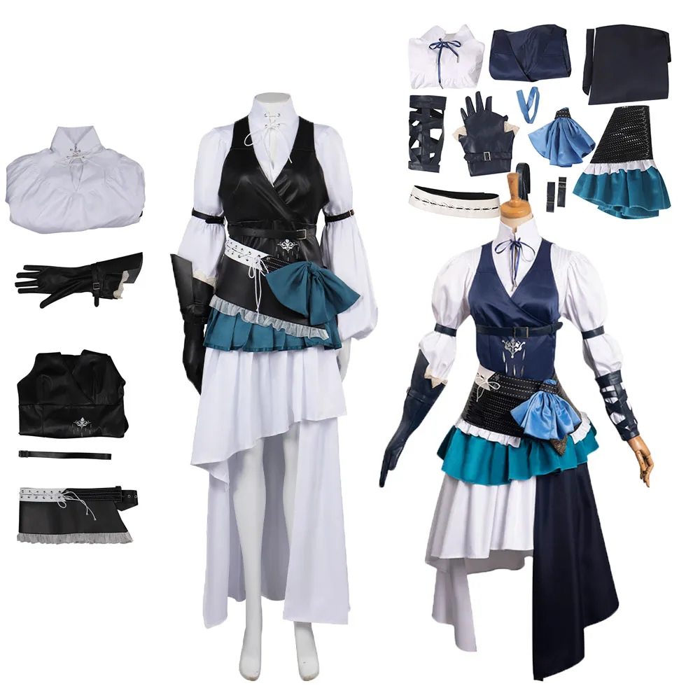 

Game Final Fantasy 16 FF16 Jill Warrick Cosplay Costume Dress For Adult Women Girl Halloween Carnival Party Roleplay Suit