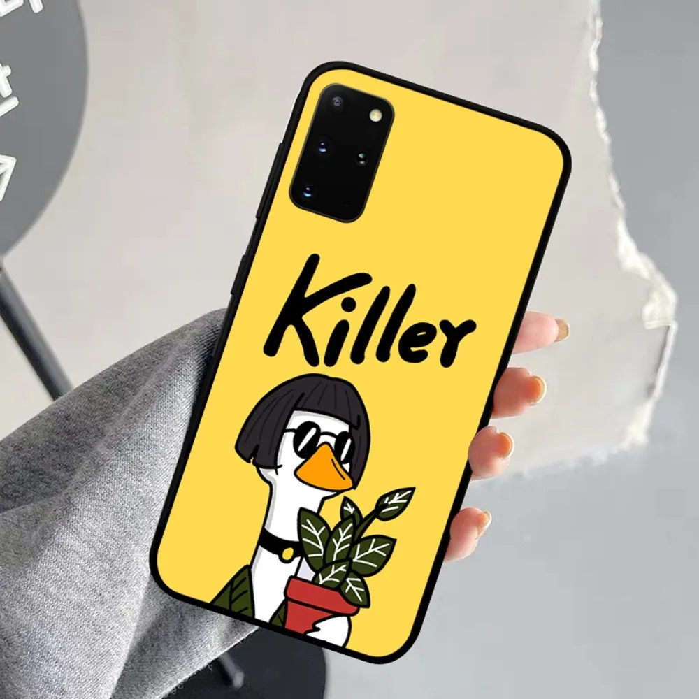 Cartoon Killer Leon Uncle Girl Phone Case For Samsung S 9 10 20 21 22 23 30 23plus lite Ultra FE S10lite Fundas