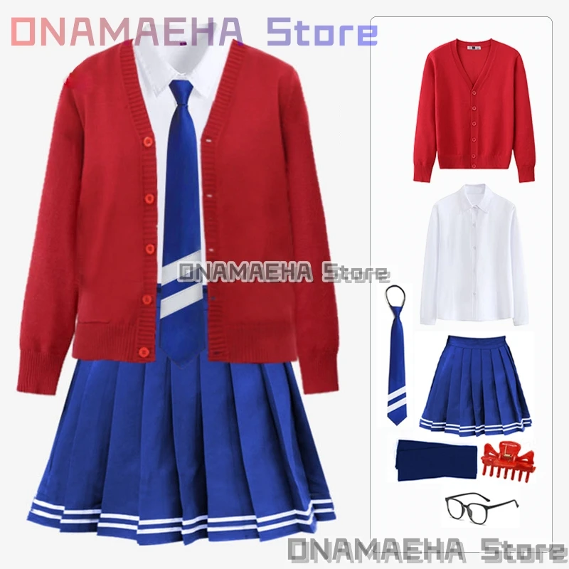 Костюм для косплея MiSide Crazy Mira, парик 40 см, женский парик для ролевых игр, наряд первой необходимости, наряд на Хэллоуин, жуткий мита, праздничная одежда