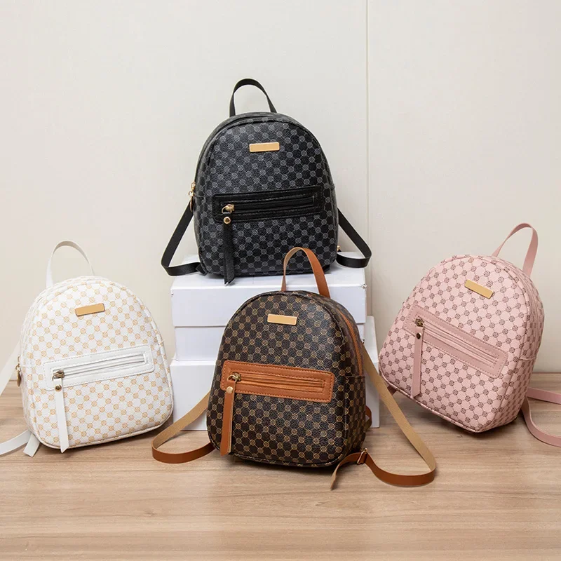 Flower backpack ladies bag fashion backpack female bag female fresh and sweet student bag