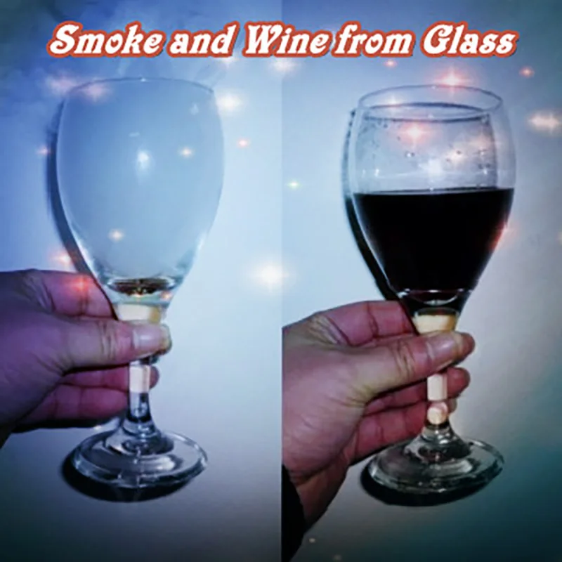 Smoke and Wine From Glass Magic Tricks Smoke Wine Appearing In Cup Magia Magician Stage Illusions Gimmicks Mentalism Props