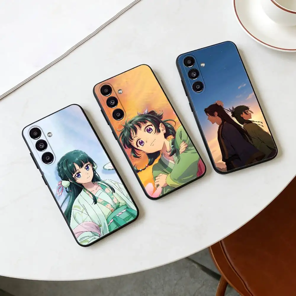 Anime Apothecary Diaries Maomao Phone Case For Samsung Galaxy A13,21s,22,31,32,52,53,71,72,73,Soft Black Cover