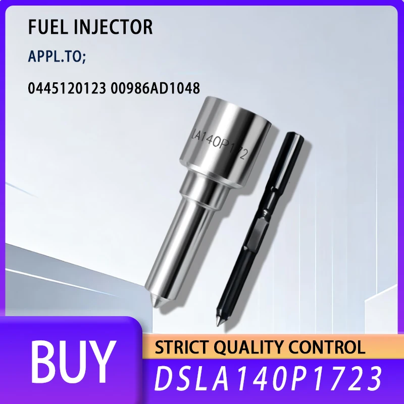New Common Rail Euro III Nozzle DSLA140P1723 Controls Multi-Stage Fuel Atomization, Compatible With Injector:0445120123  LG1742