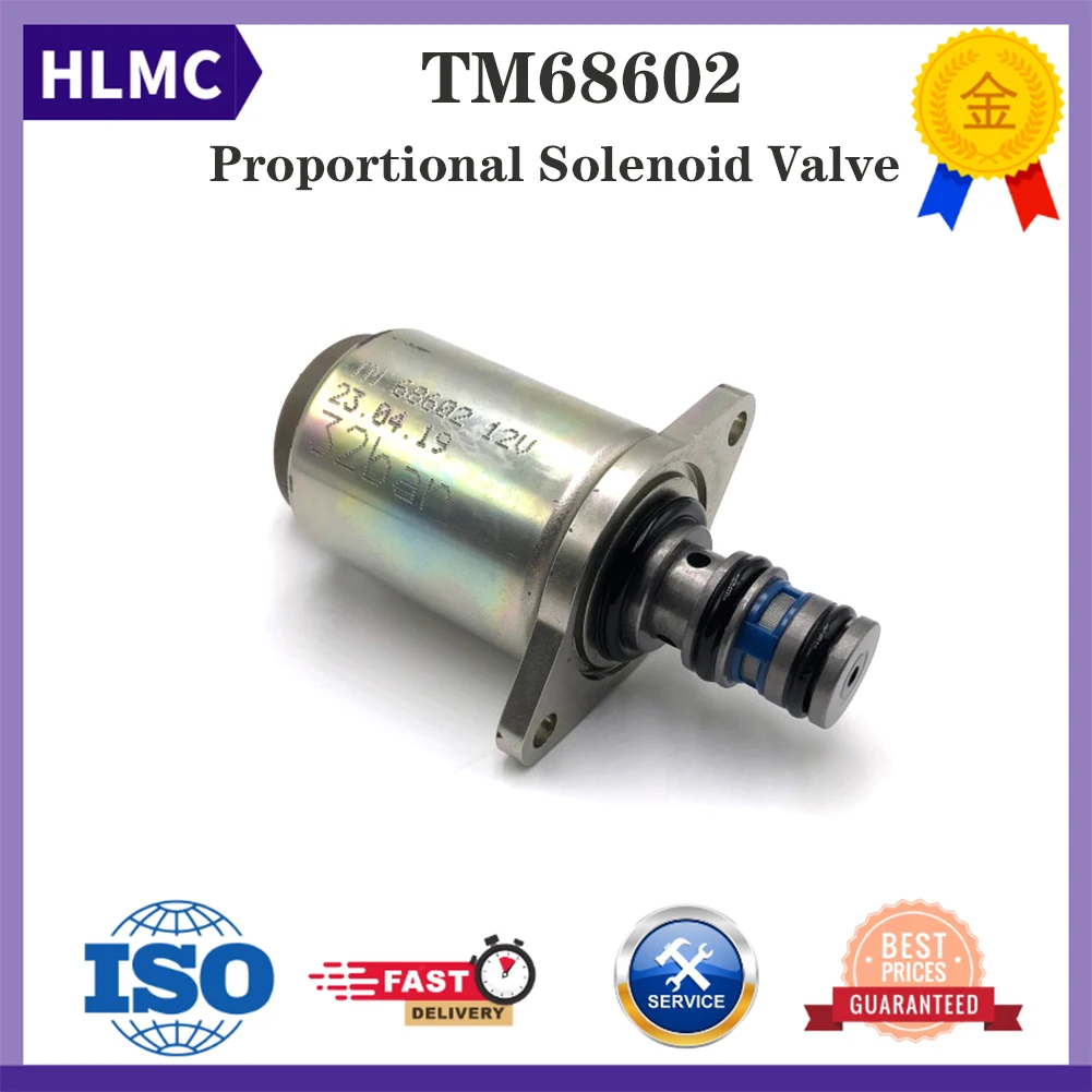 

Engineering Machinery Excavator Accessories TM68602 Electric Proportional Pilot Solenoid Valve 12V32BAR