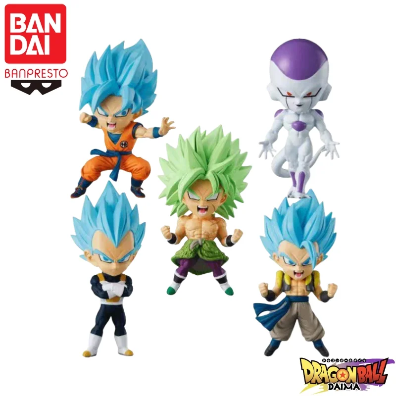 

In Stock Original Bandai Dragon Ball Super CHIBI MASTERS Character Figures Goku Frieza Anime Character Model Toy Gift